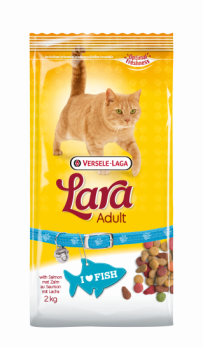 Корм для взрослых кошек Lara с лососем