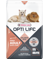Opti Adult Skin Care Mini корм для собак мелких пород для улучшения состояния кожи и шерсти  на основе лосося и риса